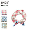 EPICE GsX EPICE CARRE SILK LS2058 s͗l `FbN sN u[ Xg[ XJ[t Mtg v[g uh lC