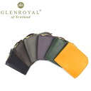 グレンロイヤル 革財布 メンズ GLENROYAL グレンロイヤル 03-6043 ZIP MINI PURSE WITH GUSSET ジップミニパースウィズガゼット 財布 ブライドルレザー 本革 スコットランド製 ミニマル ギフト プレゼント ブランド 人気