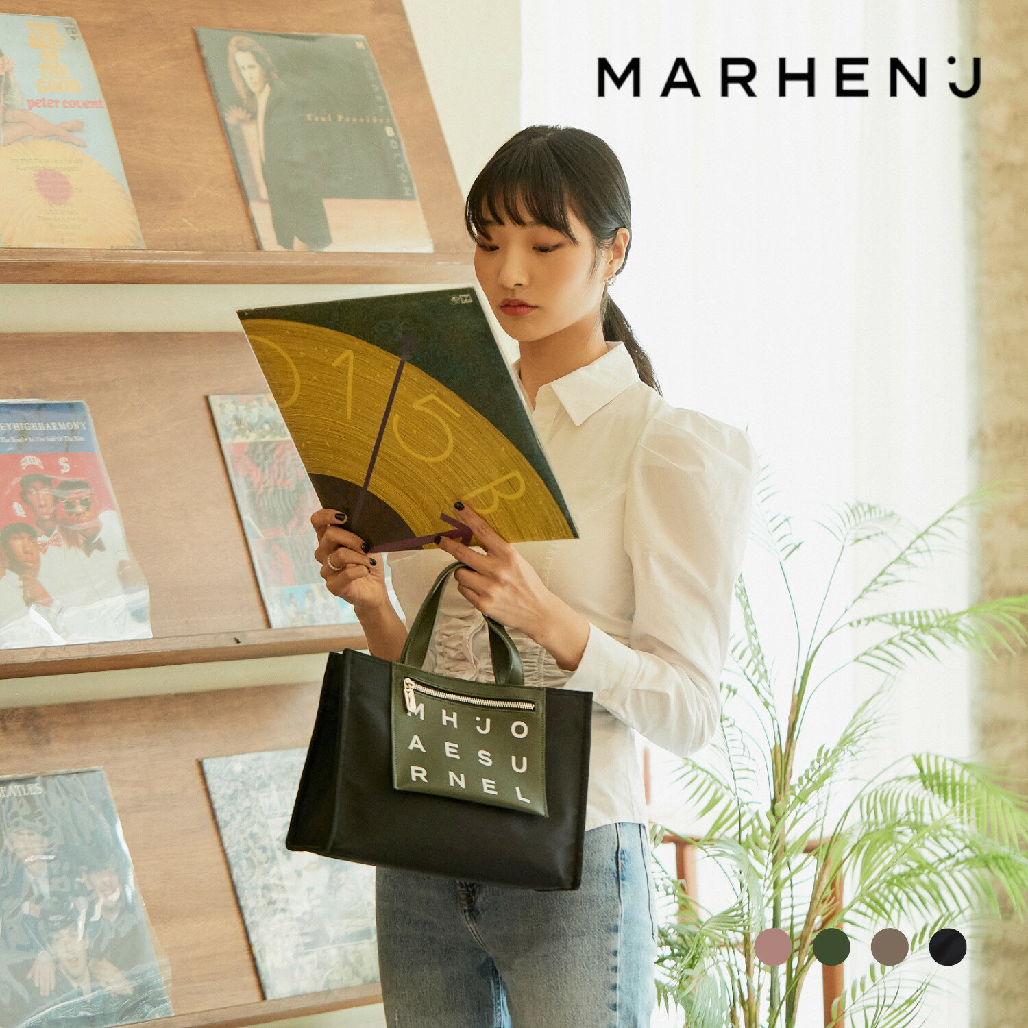 ≪正規代理店 / 保証付≫ MARHEN. J マルヘンジェイ MANDY マンディ トート ショルダー バッグ 韓国製 ギフト プレゼント ブランド 人気