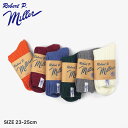 【レディース】23cm-25cm Robert P. Miller ロバートピーミラー 347C Low-gauge rib socks ローゲージリブソックス...