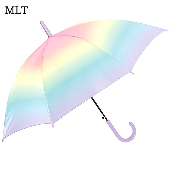 人気のグラデーションカラーがおしゃれ ミルキートーンアンブレラ 子供長傘 55cm グラデーション キッズ 子供用 子供 小学生 傘 最大81 オフ 長傘 レインボー こども 女の子 雨傘 雨具 水色 カサ 虹色 パステル Sns映え 無地 ジャンプ傘 1000 オーロラ かわいい
