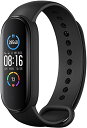 シャオミ スマートウォッチ（売れ筋ランキング） Xiaomi Mi Band 5スマートバンド、アクティビティメーター付きスマートウォッチ、歩数計、心拍数モニター、健康管理、睡眠モニター、防水、着信通知、音楽再生コントロール