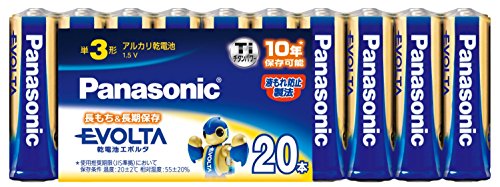 パナソニック エボルタ 単3形アルカリ乾電池 20本パック LR6EJ/20SW パナソニック エボルタ 単3形アルカリ乾電池 20本パック LR6EJ/20SW