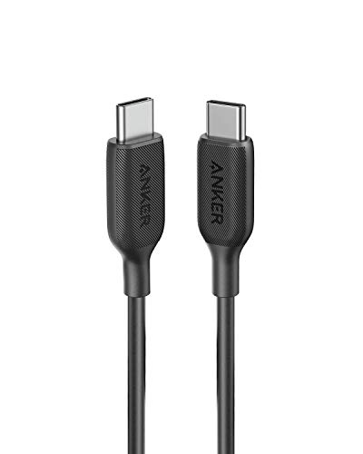 Anker PowerLine III USB-C & USB-C 2.0 ケーブル (0.9m ブラック) 超高耐久 60W USB PD対応 MacBook Pro/Air iPad Pro Galaxy 対応