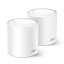 TP-Link WiFi ̵LAN롼 dual_band Wi-Fi6 2402 + 574 Mbps HE160 åWi-Fiƥ Deco X50/A 2˥å