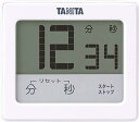 タニタ キッチン 勉強 学習 タイマー 防水 マグネット付き タッチパネル ホワイト TD-414 WH