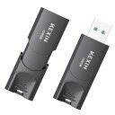 USBメモリ 128GB USB3.0 二個セット USB3.2(Gen1)/3.1(Gen 1) フラッシュドライブ 高速データ転送 読取最大110MB/秒 フラッシュメモリ USBメモリースティック スライド式 Windows PCに対応 黒(2)