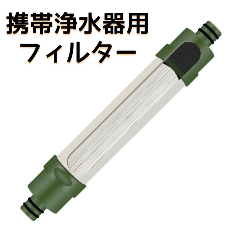 携帯浄水器 交換用フィルター フィルターのみ UFフィルター 災害 救急用 防災用品 直飲み 浄水ボトル サバイバル アウトドア 濾過器 浄水ボトル 緊急用水 濾過ストロー 99.9999%の異物 安全対策 アウトドア 旅行 キャンプ 災害 緊急時携帯浄水器 災害 救急用 防災用品