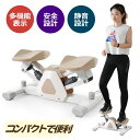 【短納期】ステッパー 静音 省スペース 自宅で有酸素運動 踏み台運動 室内 エクササイズマシン ダイエット器具 有酸素運動 ナイスデー ながら運動 室内 運動 ...