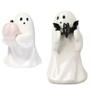 2セット ハロウィン飾りパーティー・イベント用品 白幽霊 コウモリ パーティーシーンテーブル飾りプレゼントハロウィンハロウィン飾り 白幽霊 コウモリ パーティー...