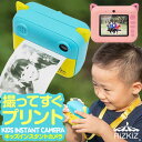 RiZKiZ キッズ プリントカメラ 印刷カメラ トイカメラ 感熱ロール紙 子供用カメラ インスタントカメラ 高画質 2400万画素 フルHD動画 1080P USB充電 知育玩具 デジカメ おもちゃ 男の子 女の子…