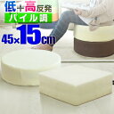 座布団 低反発 クッション 45×45 極