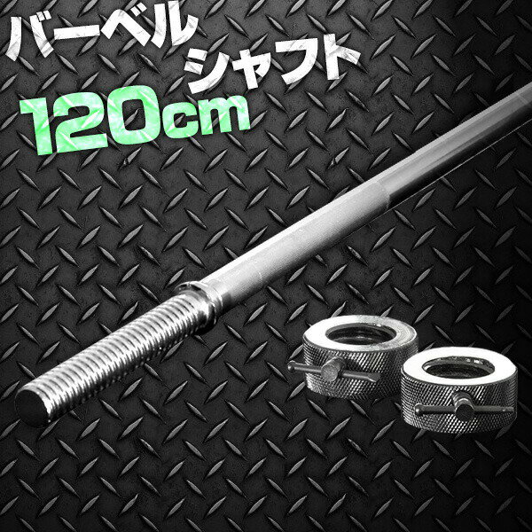 バーベルシャフト バーベル 長さ120cm ダンベルプレート用 バーベルシャフト バー シャフト径28mm 重量約6.0kg ダンベルプレートをさらにカスタマイズ 筋トレ トレーニング 分解 重り 交換 追加 パーツ FIELDOOR 1年保証 ●