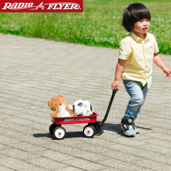 Radio Flyer ラジオフライヤー リトルレッドワゴン W5A ミニ キャリーカート キャリーワゴン キッズワゴン ワゴン 台車 室内 外 外遊び おもち...