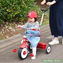 Radio Flyer ラジオフライヤー 3-in-1 トライク 456 三輪車 1歳半～ かじとり 折りたたみ 乗用玩具 自転車 足けり プッシュハンドル 手押し棒 安心 前輪ロック 室内 外 外遊び 背もたれ バランス感覚 乗り物 おもちゃ 知育玩具 1年保証 ● 送料無料