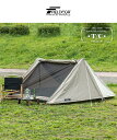 【7,700円→SALE5,940円〜7/11(金)01:59まで】FIELDOOR ツーポールテント T/C 270 パップテント ワイド 2.7m 難燃ポリ...