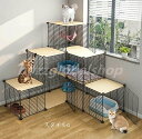 猫ケージ 大型 折りたたみ キャットケージ ワイド扉 多頭飼い 脱走防止 猫ハウス 3段 組み替え自由 おしゃれ 猫 ケージ ペットケージ 猫ゲージ ネコドア キャットハウス 保護 (Color : グリッド)