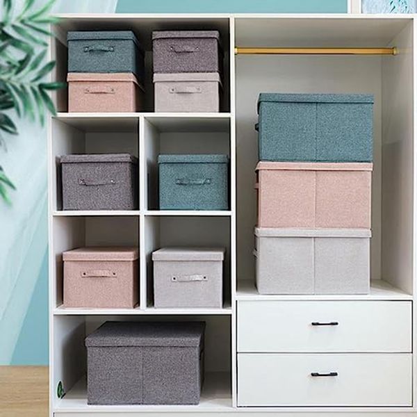 収納ボックス 収納ケース 大容量 衣類収納 折りたたみ 取っ手付き ふた付き おしゃれ 布製 衣装ケース ..