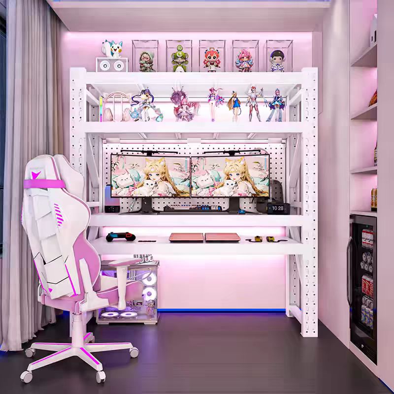 商品概要 この昇降式ゲーミングデスクは、家庭用、テレワーク、ゲーム、勉強など多シーンに対応する多機能デスクです。DIYパンチングボード付きでカスタマイズ自在、多段収納ラックによってフィギュアや小物をスッキリ整理できます。頑丈な構造で安定性に...