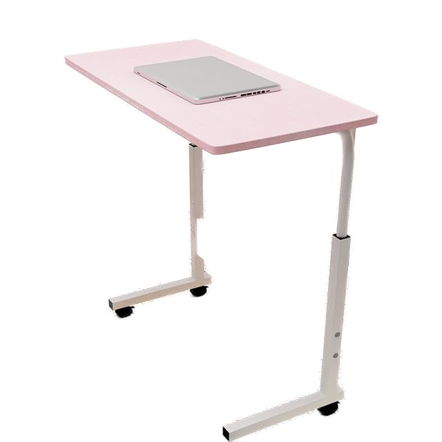 パソコンデスク 手動昇降式デスク ゲーミングデスク PCデスク 昇降デスク スタンディングデスク モバイルテーブル 学習机 高さ調整可能 安定昇降 キャスター付き オフィスデスク 多機能 移動式サイドテーブル 組み立て簡単 60*40cm