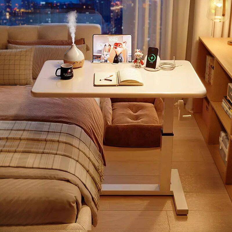 ベッドサイドのテーブル移働できるベッドの上のパソコンのテーブル寝室のテーブルの上の机の上の机の上の升降机家庭用のノートパソコンの学習机の折り畳み小さいです