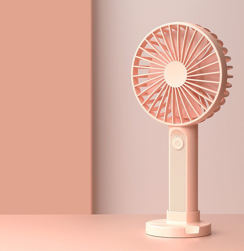 ポータブル ハンディ扇風機 ハンディファン 携帯扇風機 USB充電 卓上 手持ち 充電式 小型 3段階調整 1200mAh リチウム