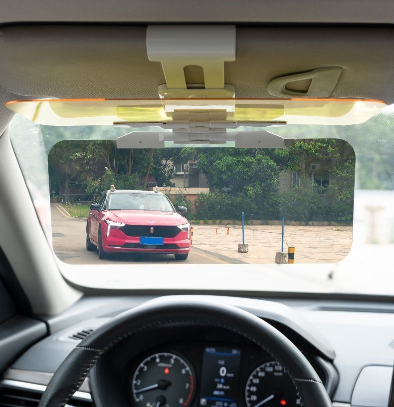 サンバイザー カーバイザー サンシェード 日よけ 自動車用品 遮光 偏光 昼間 夜間 両用 反射光 眩しさ..