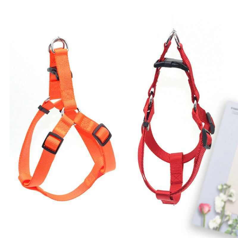 ハーネス ペット用品 小型犬 中型犬 大型犬 猫 胴輪 胸あて サイズ調整可能 ワンタッチバックル 着脱簡..