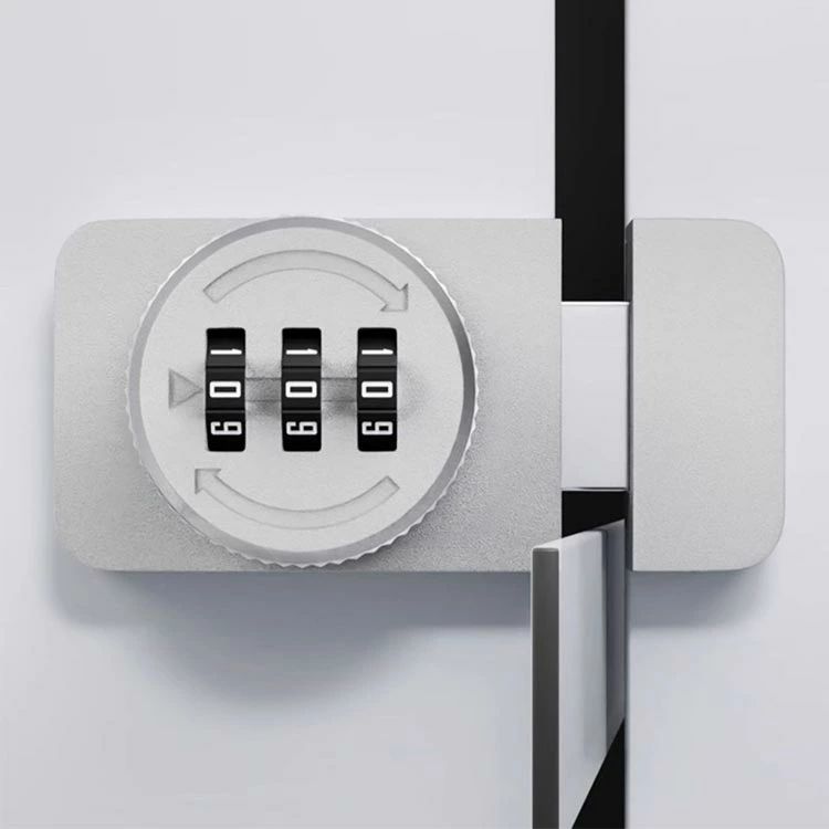 鍵 ドアロック 部屋 暗証番号ロック 後付け 防錆 3桁ダイヤル式 引き戸 鍵 ドアロック スマートロック ..