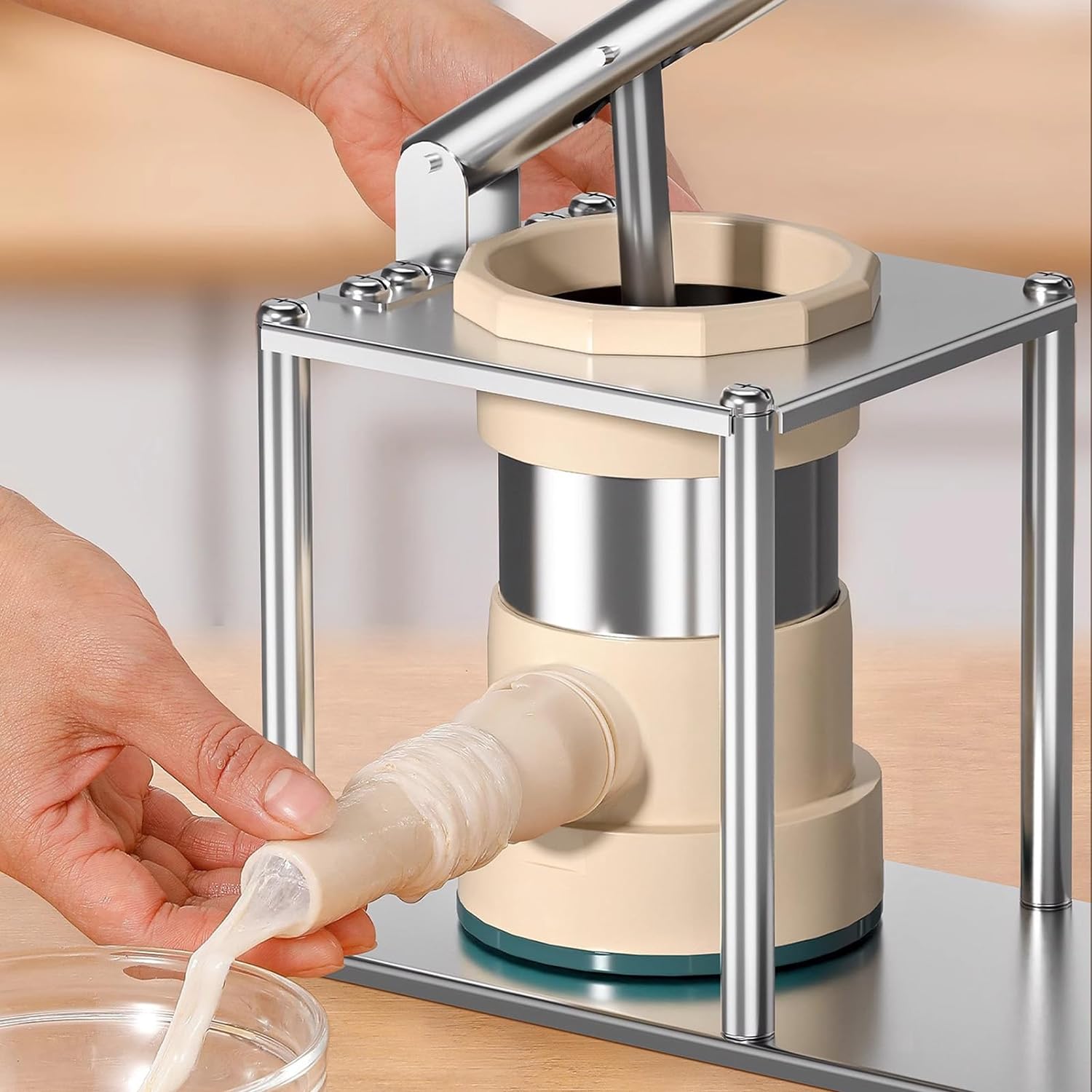 ソーセージ詰め物機 ソーセージ用 肉詰め物 ステンレス鋼縦型ソーセージ詰め物 肉グラインダーとソー ..