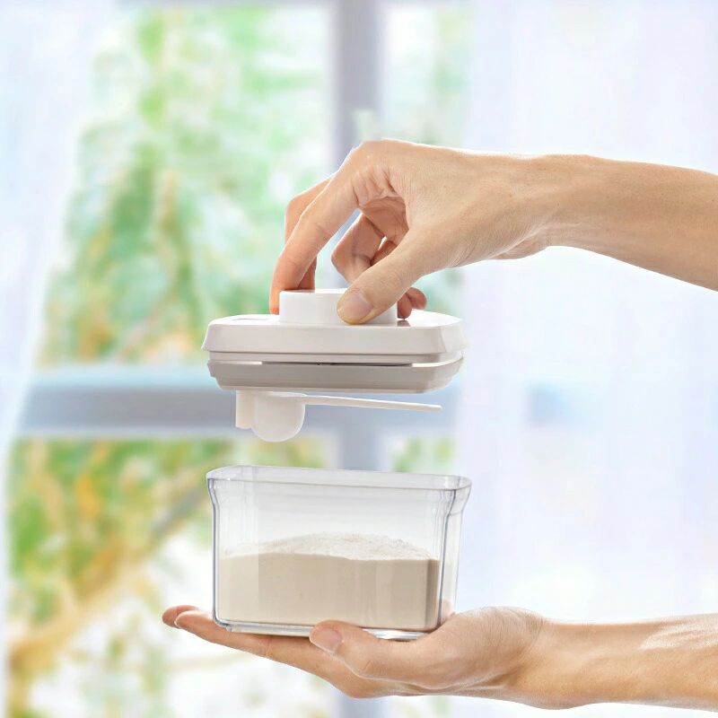 2点セット貯蔵タンク 密閉容器 ガラス 保存瓶 ガラス 密封びん コーヒー豆 保存容器 真空 珈琲 紅茶 海..