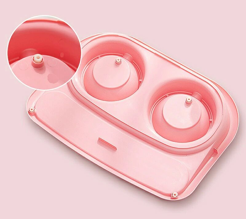 ペット用食器 フードボウル ウォーターボウル 2個セット ダブル 犬用 猫用 ペット用品 お食事グッズ エ..