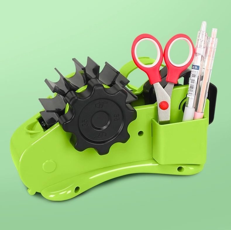 テープカッター テープディスペンサー 同じ長さ 一定 裁断 35mm 46mm セロハンテープ セロテープ 手回..