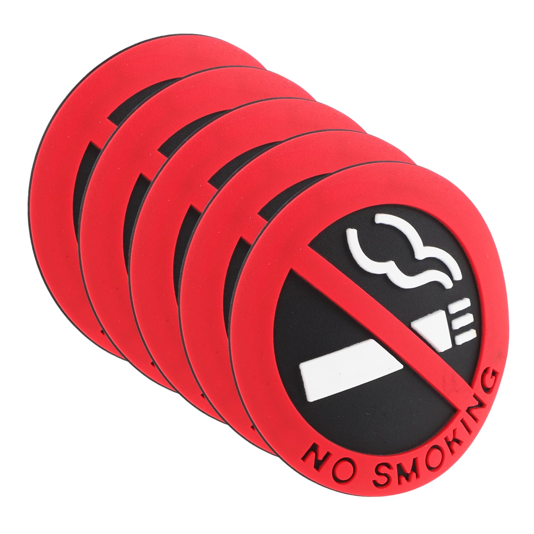 車内禁煙表示 簡単剥がし可能 耐久素材 車用窓貼り付け