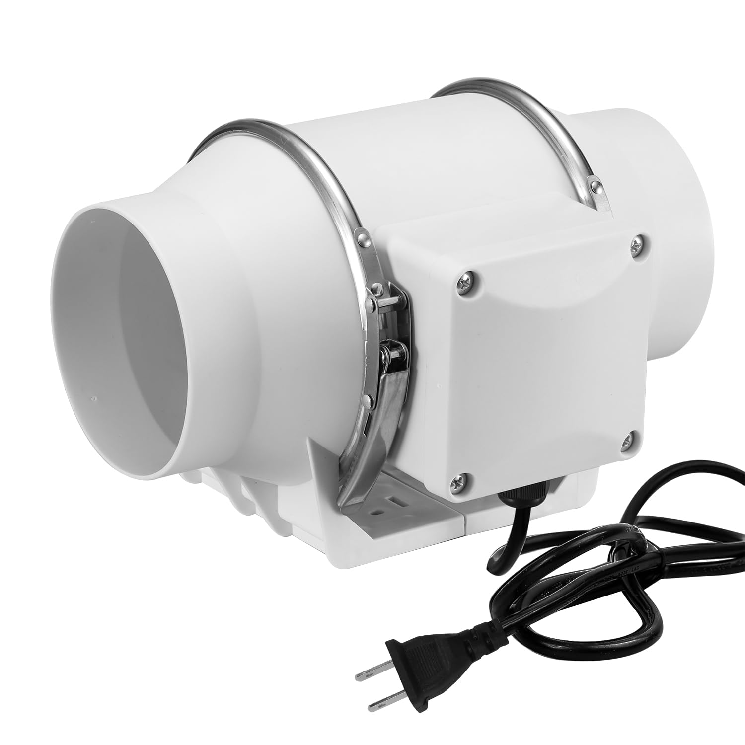 Sidvkut ダクトファン 風量540m・/h ダクト用換気扇 強力 大風量 省エネ 中間取付 中間取付形ダクトフ..