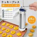 20種類 絞り出しクッキーメーカー レバーを押す クッキー型 抜き型 ケーキモールド クッキープレス 絞り器 クッキーガン クッキー ジェット クッキープレスキット DIY クッキーメーカーと装飾用 キットアルミニウム合金 生クリーム絞り器 絞り器