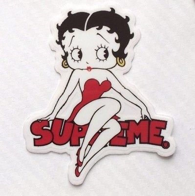 supreme　ステッカー Betty Boop　送料無料