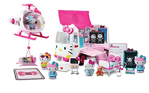 ハローキティ レスキューセットhello Set Kitty Rescue Set ハローキティ ヘリコプター おもちゃ 救急車 Overseas Importアメリカ限定人気のハローキティ おままごとおもちゃ