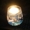 ドライフラワーをゼリーキャンドルで閉じ込めた、シーナリーキャンドル/Scenery candleに夏バージョンシーサイドが登場。貝やヒトデなど、海のイメージに仕上げました。爽やかなミント系の香り付きです。誕生日、パーティー、キャンプ、ギフトなどにどうぞ。