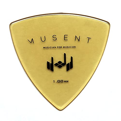 Musent 日本製 スタンダード トライアングル ピック | 1.00mm厚 10枚 セット ウルテム | MSNTRPK0010-UTL-10P