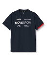 ムーブスポーツ Tシャツ 半袖 丸首 クルーネック EC限定 吸汗速乾 ストレッチ トレーニング MOVE SPORT メンズ NV(DX-C2608AZ) XO