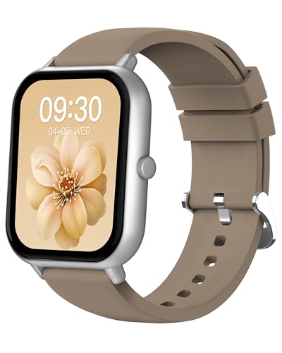 MONOMAM Classic スマートウォッチ レディース iphone対応 アンドロイド対応 小さめ バンド幅20mm メンズ 活動量計 Line 着信通知...