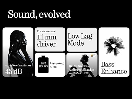 Nothing ワイヤレスイヤホン NOTHING Ear ノイズキャンセリング/ChatGPT対応/Bluet...