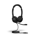 Jabra Evolve2 30 MS Stereo マイクロソフト認定 ヘッドセット ノイズキャンセリングマイク搭載 軽量 USB接続 オンイヤーヘッドセット Web会議