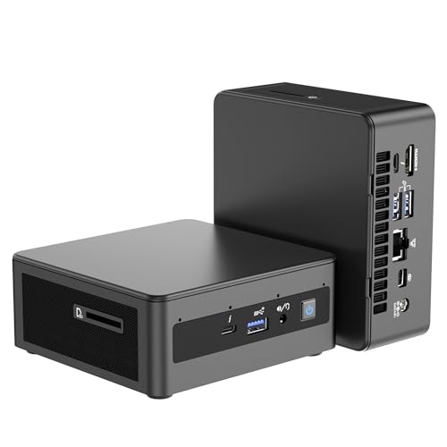 Intel NUC 11 Pro Kit ミニPC, 第11世代 Intel Core i7-1165G7, 16GB DDR4, 512GB SSD M.2 NVMe PCle4.0, 4コア 8スレッド, 2.8-4.7GHz, 12 MB キャッ