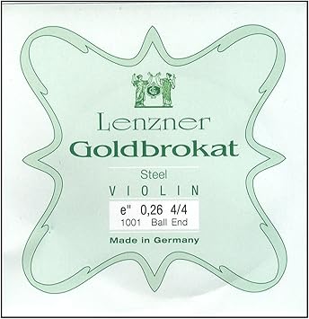 OPTIMA ゴールドブロカット バイオリンE線 (0.26ボールエンド)