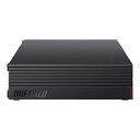 バッファロー 外付けハードディスク 8TB テレビ録画/PC/PS4/4K対応 静音コンパクト 日本製 故障予測 みまもり合図 HD-AD8U3(2)