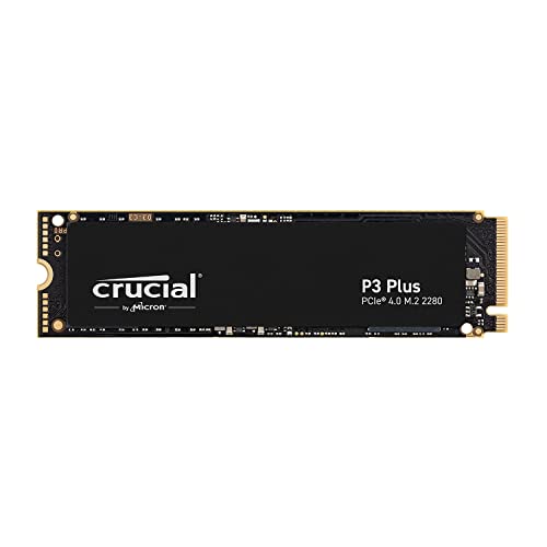 Crucial(クルーシャル) P3plus 4TB 3D NAND NVMe PCIe4.0 M.2 SSD 最大4800MB/秒 CT4000P3PSSSD8JP 5年保証 国内正規代理店品