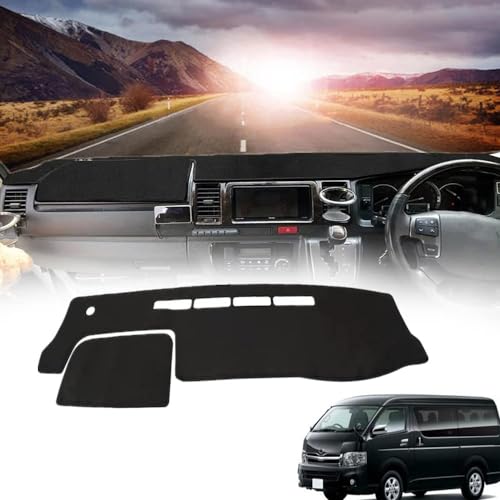 ハイエース 200系 ダッシュボードマット 車内 ダッシュボードカバー 車種専用設計 ハイエース 200系 標準ボディ用 日焼け防止 助手席エアバッグ搭載車 ダッシュボード 保護マット 耐熱性 耐久性 内装パーツ インテリア アクセサリー