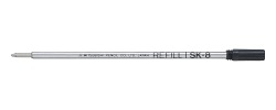三菱鉛筆 uni 油性ボールペン 替芯 0.8mm SK-8 黒（ブラック） SK8-24 1本 ピュアモルト印鑑付ボールペンSH-3505対応